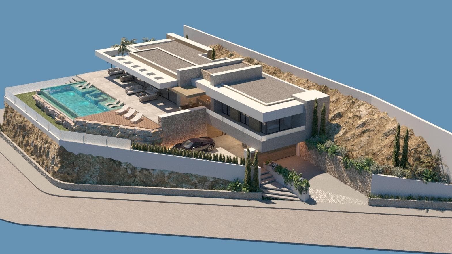 Exclusiva villa de lujo de obra nueva con impresionantes vistas panorámicas en Ciudad Quesada