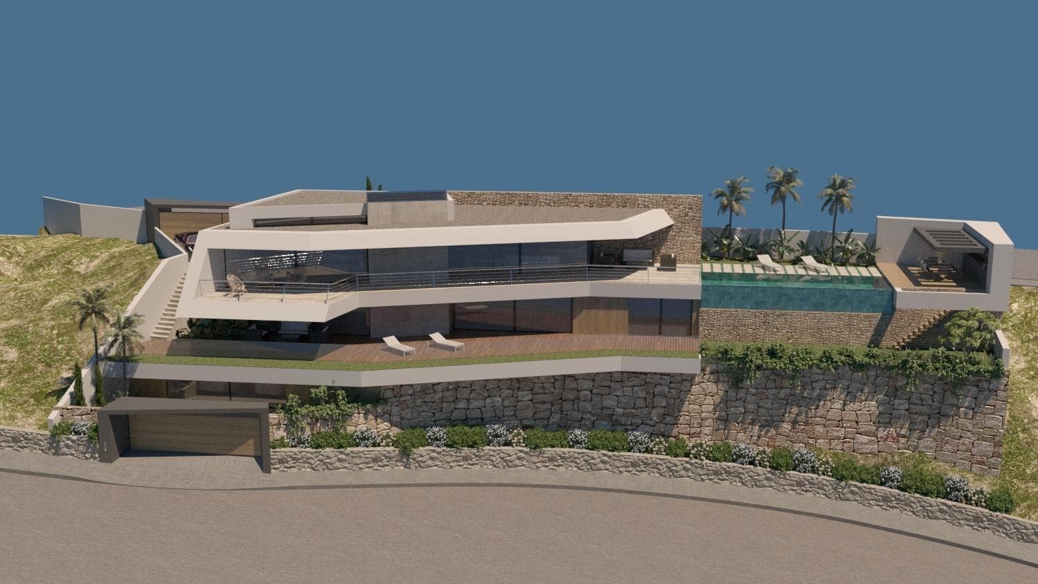 Exclusiva villa de lujo de obra nueva con diseño contemporáneo y vistas panorámicas en Ciudad Quesada